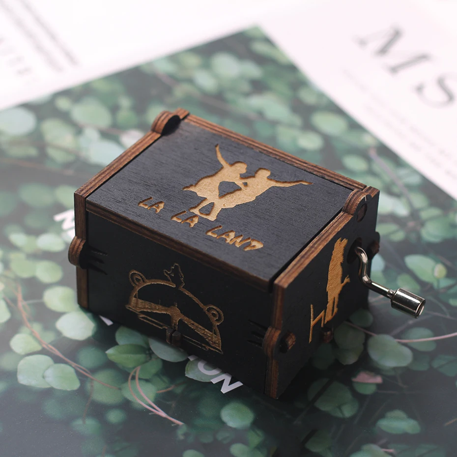 

Black Wood Music Box La La Land Zelda Game Of Thrones Star Wars Pink Sailor Moon Panther Sailor Moon Birthday Christmas Gift