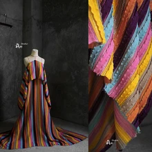 3D текстура kniting цветной свитер ткань высокая-одежда дизайнерская ткань для лоскутное одеяло лоскутное algodon