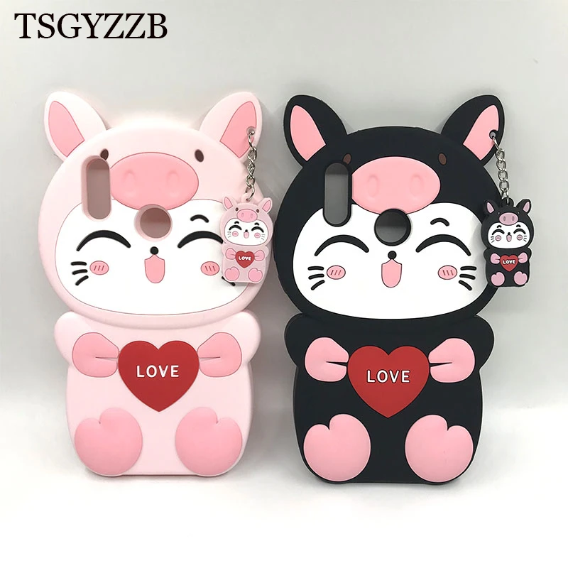 For Huawei Honor 8x Case 6 5 Inch Love Cat Ear Soft Silicone Back Cover For Huawei Y9 19 Protect Phone Cases Shell Coque Bags Phone Case Covers Aliexpress