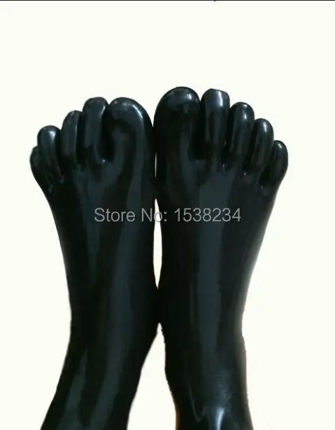 Латексные носки ручной работы латексные носки унисекс черный несерийный черный