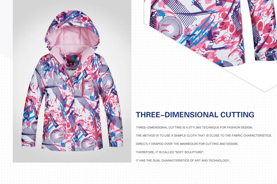 儿童滑雪服套装模板_05