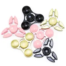 Металлический Спиннер-Спиннер игрушки, ручной Спиннер треугольник Краб/круглый треугольник для аутизма СДВГ палец спинна уменьшить стресс дети, игрушки для взрослых