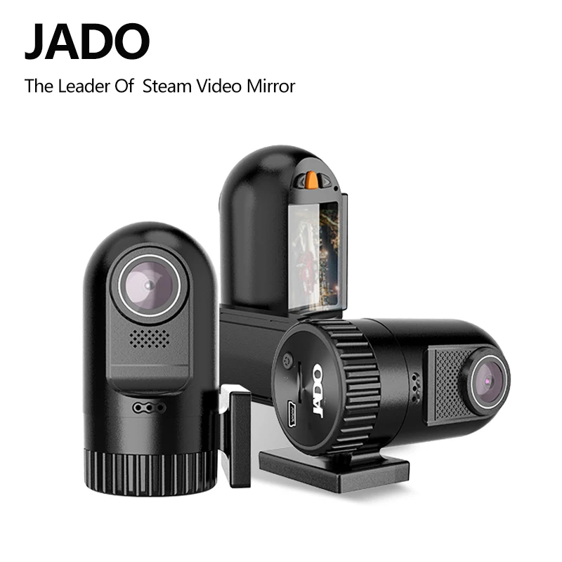 JADO D169S AD Автомобильный видеорегистратор 1 5 ips экран Full HD 1440P Мини 140 градусов