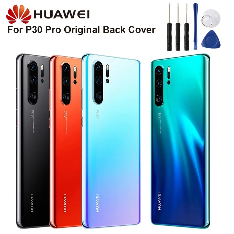 

Huawei Original Back Battery Glass Cover Door Housing For Huawei P30 Pro P30Pro Back Rear Glass Case