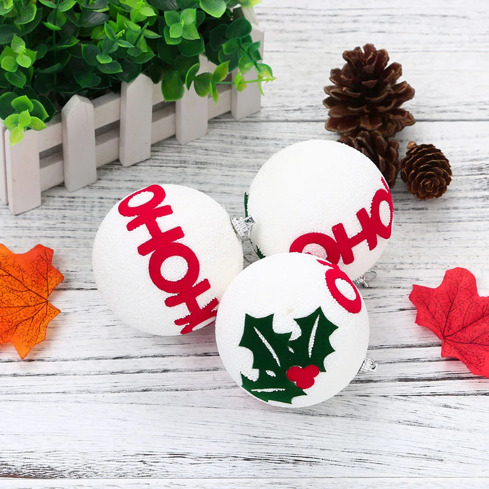 Aliexpress.com  Buy 3 Pcs Sponge Christmas Balls Baubles Party Xmas
