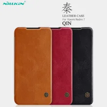 Серия NILLKIN QIN для Xiaomi Redmi 7 Чехол 6,26 ''винтажный откидной Чехол-кошелек из искусственной кожи PC задняя крышка для Xiaomi Redmi 7