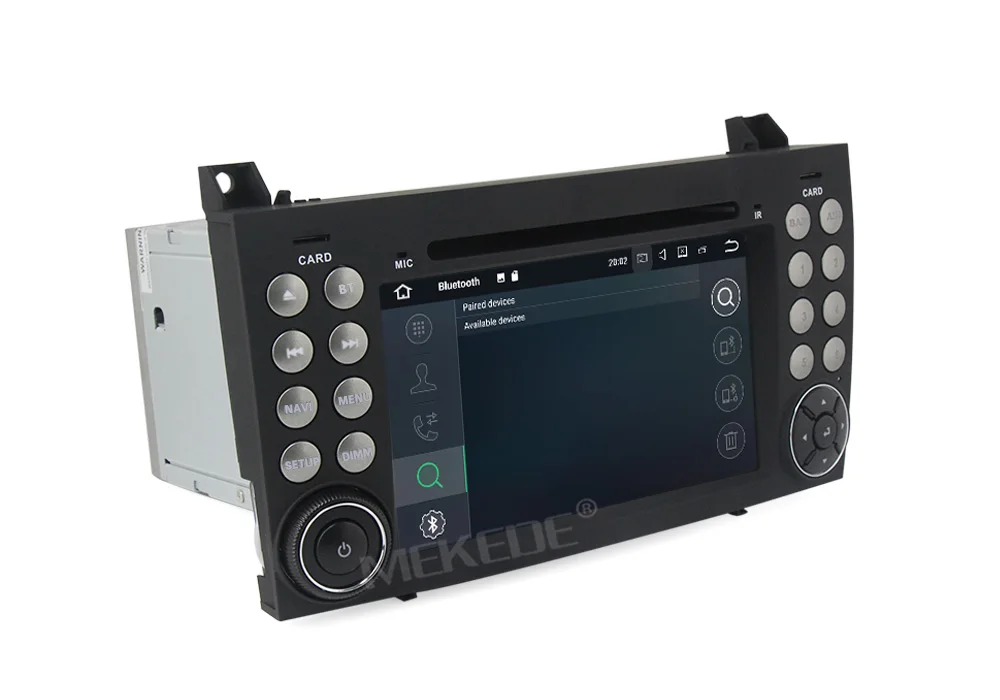Perfect Quad core Android 7.1 car radio dvd player for benz R171 SLK200 SLK230 SLK280 SLK300 W171 with GPS navigation 2GB RAM 16G ROM 24