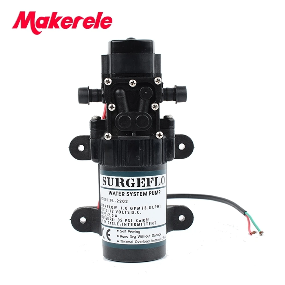 

FL-2202 12V DC Mini Submersible water Pumps Diaphragm Pump Diaphragm Vacuum Pump 20m lift Free Shipping