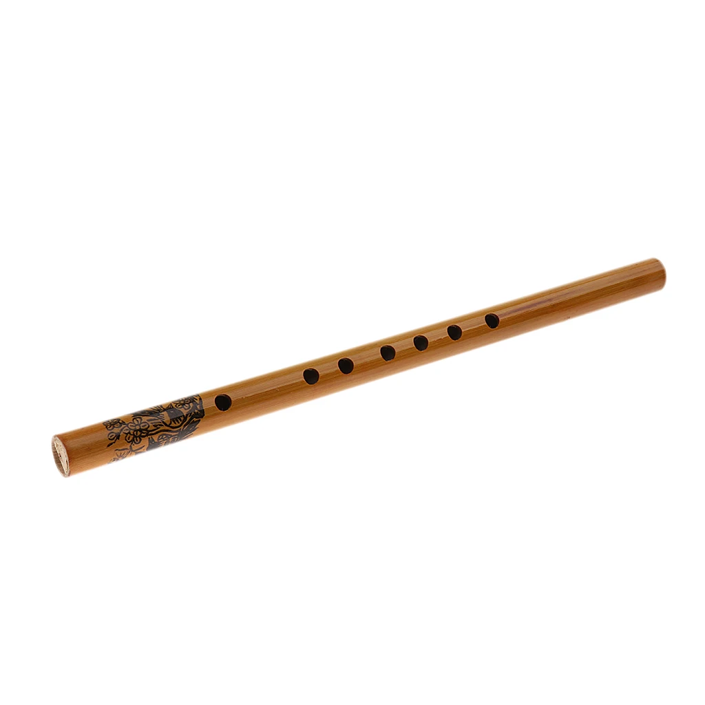 Durable Chinese Traditional Flute Perform Bamboo Xiao Dizi Vertical Bamboo Flute 33cm Length 