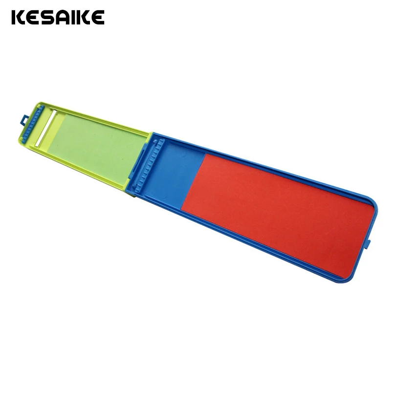 Пластиковая коробка для рыбалки KESAIKE синяя двухсторонняя четырехслойная