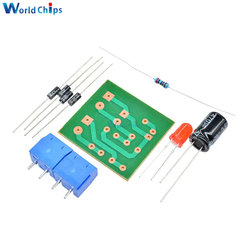 Ac To Dc 1n4007 Bridge Rectifier Converter Full Wave Rectifier Diy Kit
