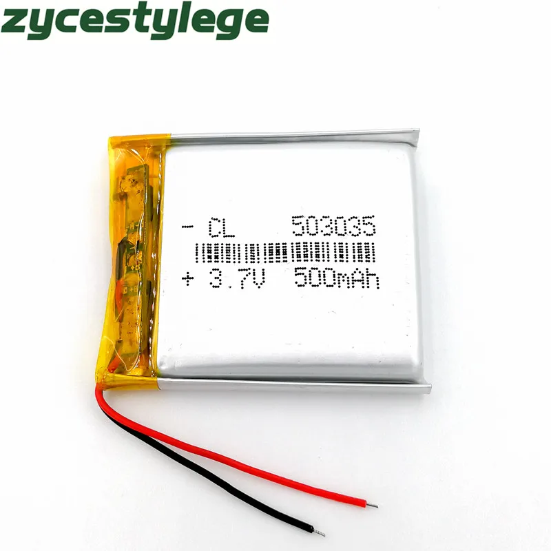 Polymer battery 500 mah 3.7 V 503035 smart home MP3 speakers Li-ion battery for dvr,GPS mp3 mp4 cell phone speaker