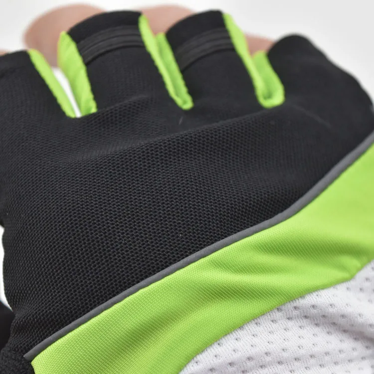Breathable Non-slip Mens Half Finger Cycling Gloves, Summer Sports Wear Bike Gloves, mtb Gloves with Gel Pad (23)