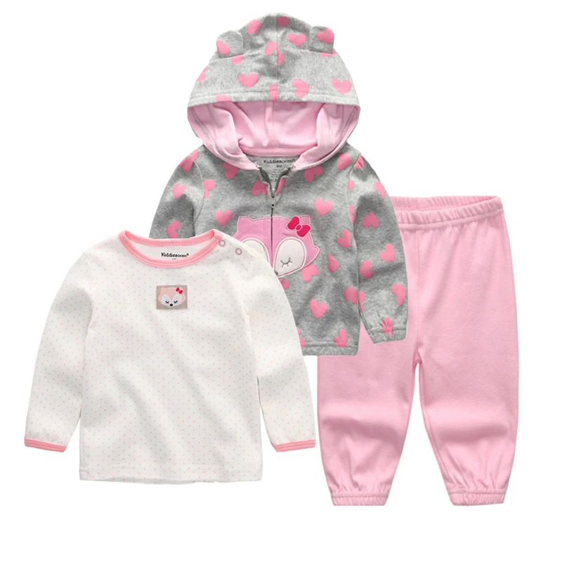 Комплект одежды для маленьких мальчиков; костюмы из 3 предметов; пальто; боди; штаны; хлопковые зимние комплекты одежды с длинными рукавами для новорожденных мальчиков