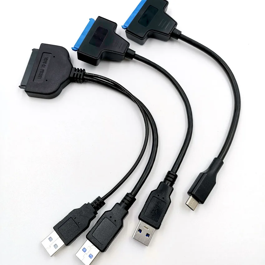 

USB to SATA Computer accessories easy-to-drive dual-ended USB 3.0 to SATA 2.5 inch 7+15 serial SATA driver