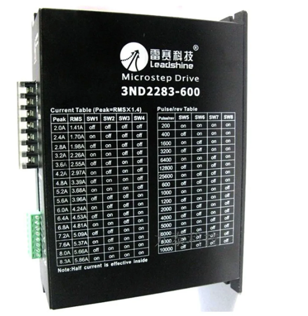 3ND2283-600 двигатель Leadshine шагомер трехфазный шаговый 220 В настоящая и простая