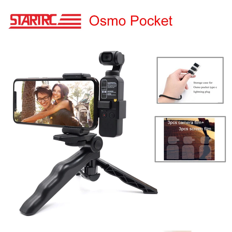 Startrc Support Holder Mount Stand & Sac à dos clip pour DJI Osmo Pocket Camera