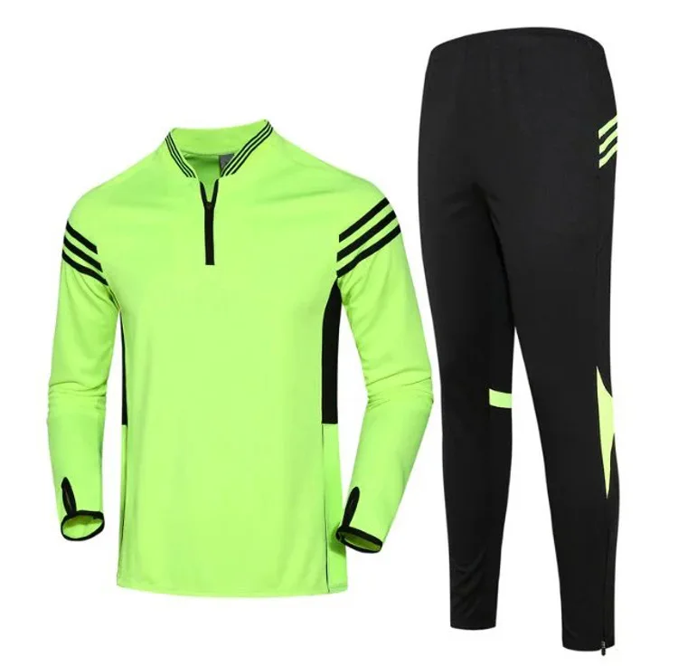 Hot Sale Breathable Training Suit for Kids/Adult Long Sleeve Soccer