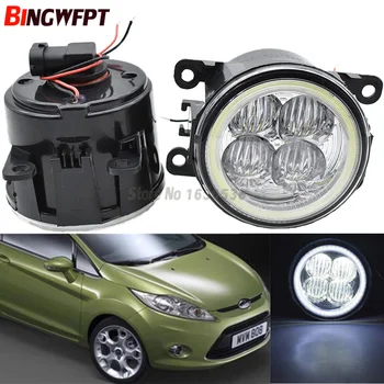 

2x Angel Eyes Super Bright Fog Light White light Led Fog Lamps 1set For Fiesta VI Hatchback 2008-2015