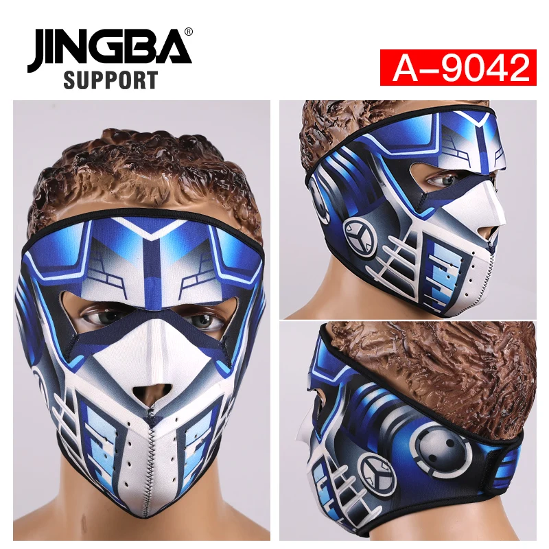 JINGBA SUPPORT Outdoor sport ski mask Windproof Full Face Facemask Riding bike mask Halloween Skull Cool Mask Dropshipping
