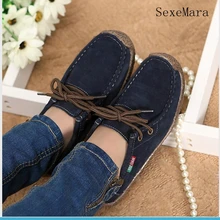NEW 2017 Fashion Spring and Autumn Casual Shoes Matte Leather Bow Peas Shoes Women’s Singles Shoes Waterproof Platform Shoes