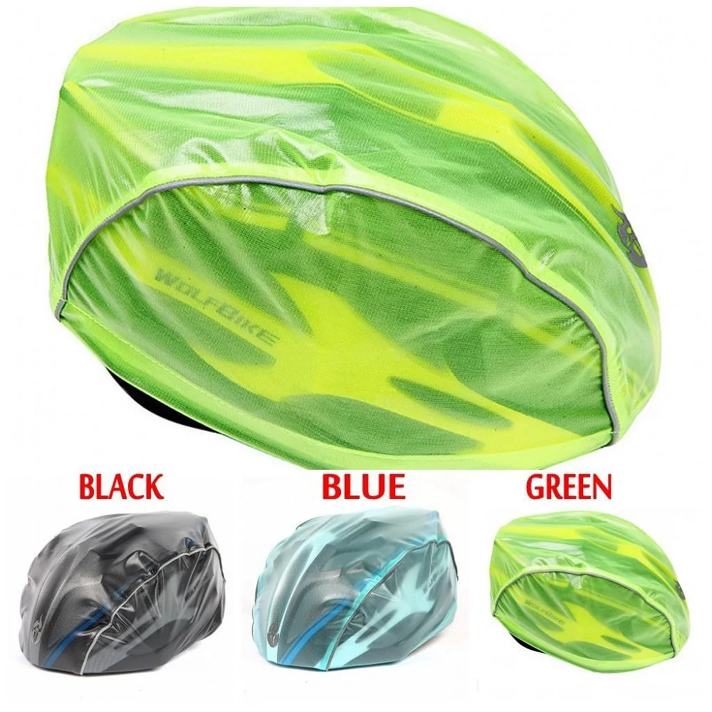 Windproof Waterproof Dust proof Rain Cover MTB Road Bike Helmet Cover