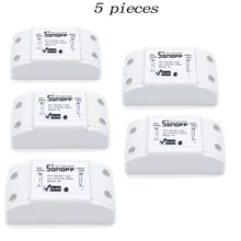 Горячая Sonoff умный Wifi переключатель Интеллектуальный универсальный беспроводной DIY Переключатель MQTT COAP Android IOS пульт дистанционного управления для умного дома