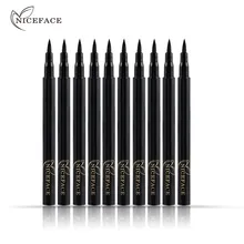 NICEFACE 1 шт. Cat Стиль длительный Водонепроницаемый Liquid Eye Liner черный карандаш для глаз быстросохнущая карандашом Косметика Инструмент