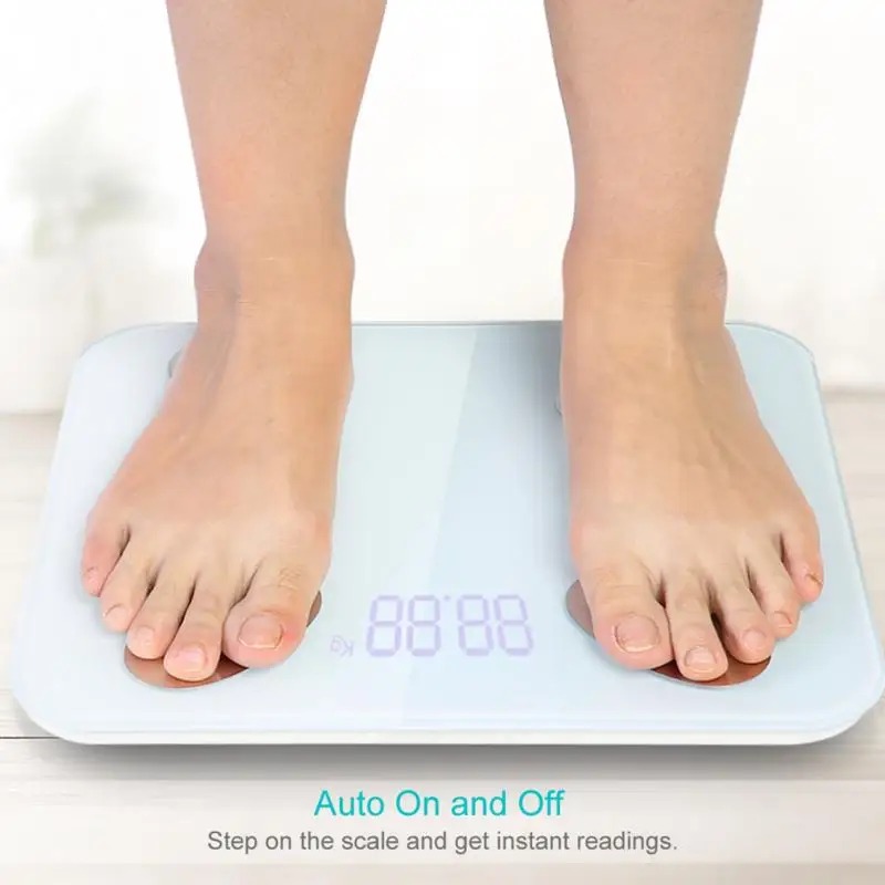 

Multifunction Bluetooth Body Fat Scale Digital Weight Scales with Smartphone APP Floor Electronic Smart Balance Body