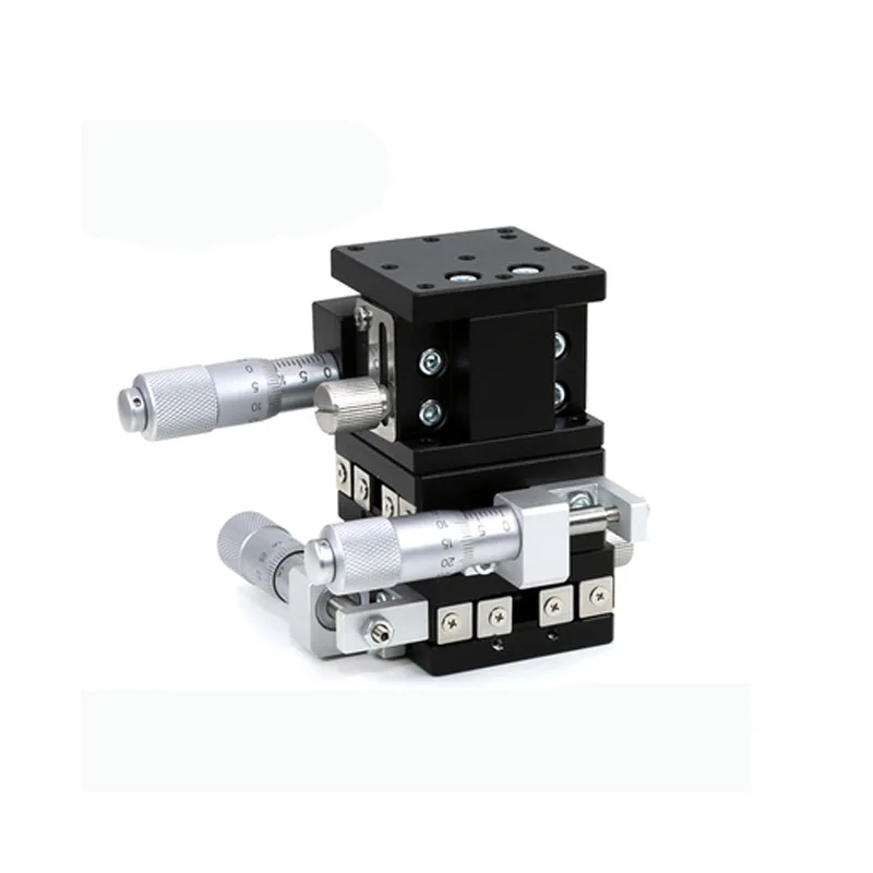 

XYZ Axis 60*60mm Knob Micrometer Sliding stage Guide Rail Type Platform Manual Displacement Sliding Table LD60-LM