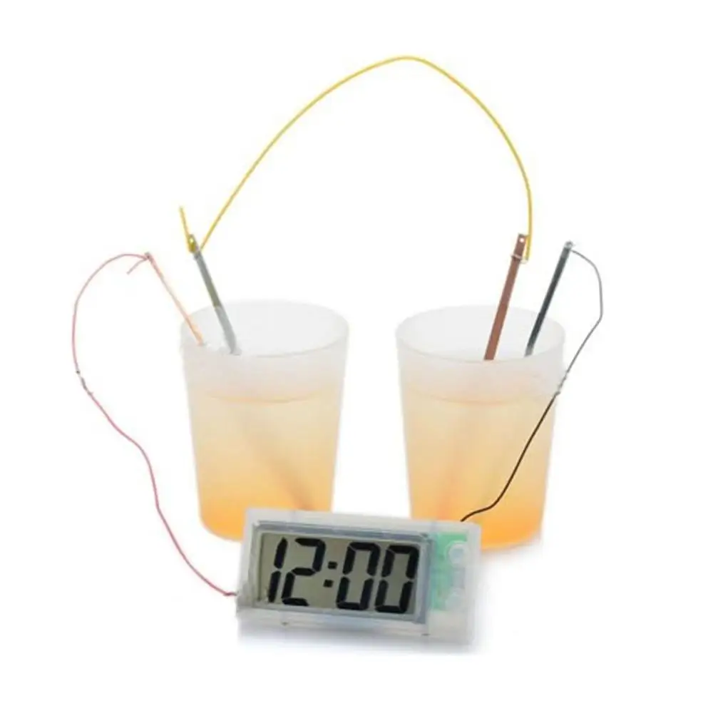  Kids DIY Potato Clock Electrochemical Science Experiment Energy Conversion Technology Teaching Mode - 32899950080