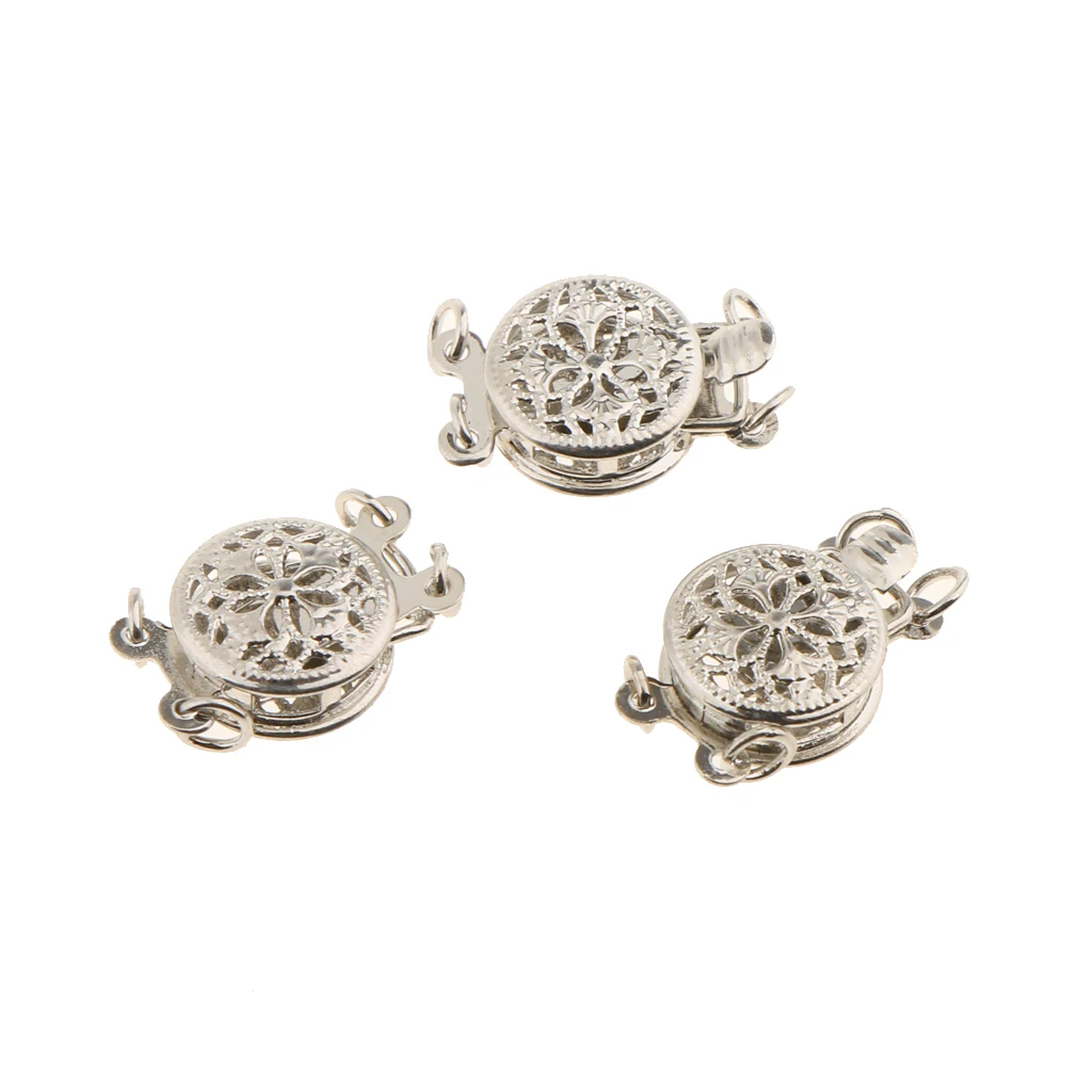 10 Pcs Copper Pendant Pinch Bails Connector Clasps Jewelry DIY Findings