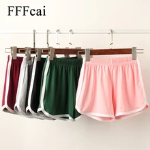 Новые спортивные шорты женские летние повседневные шорты женские удобные дышащие шорты с эластичной резинкой на талии шорты яркого цвета женские