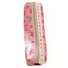 1 шт./лот, модный мини-чехол для карандашей в стиле ретро с цветочным кружевом, сумка для ручек, многофункциональная сумка для карандашей на молнии, Подарочные канцелярские принадлежности - Цвет: Pink