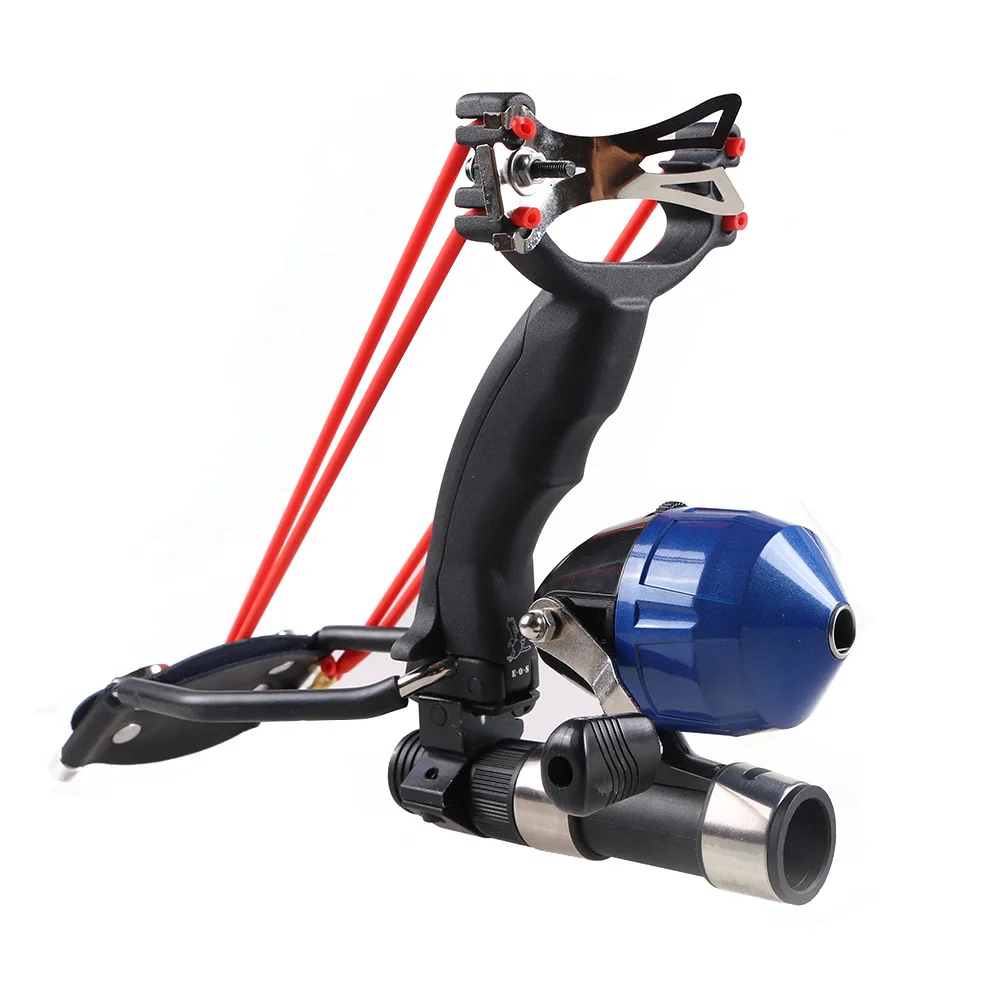 Fish Slingshot with the Fishing Wheel and Laser flashlight Stainless