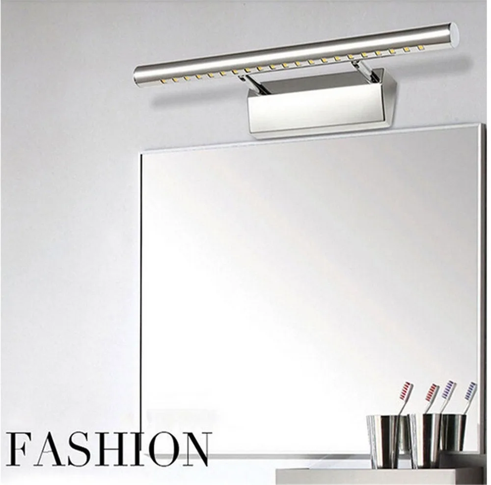 ANTINIYA современное светодиодное освещение зеркала в ванной передний макияж светильник ing настенный светильник из нержавеющей стали 90-260 В