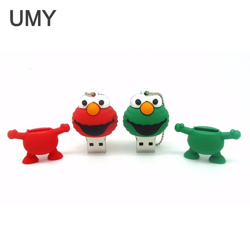 

flash usb drive disk cartoon Pen drive personalized memory stick pendrive gift 4gb 8gb 16gb 32gb Sesame Street frog pendrives