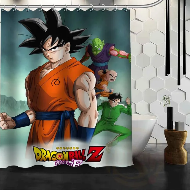 Buy Best Nice Custom Dragon Ball Z Goku Shower Curtain