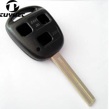 

3 Buttons Long Blade Remote Key Shell for Toyota Replacement Car key Blanks Case 46MM