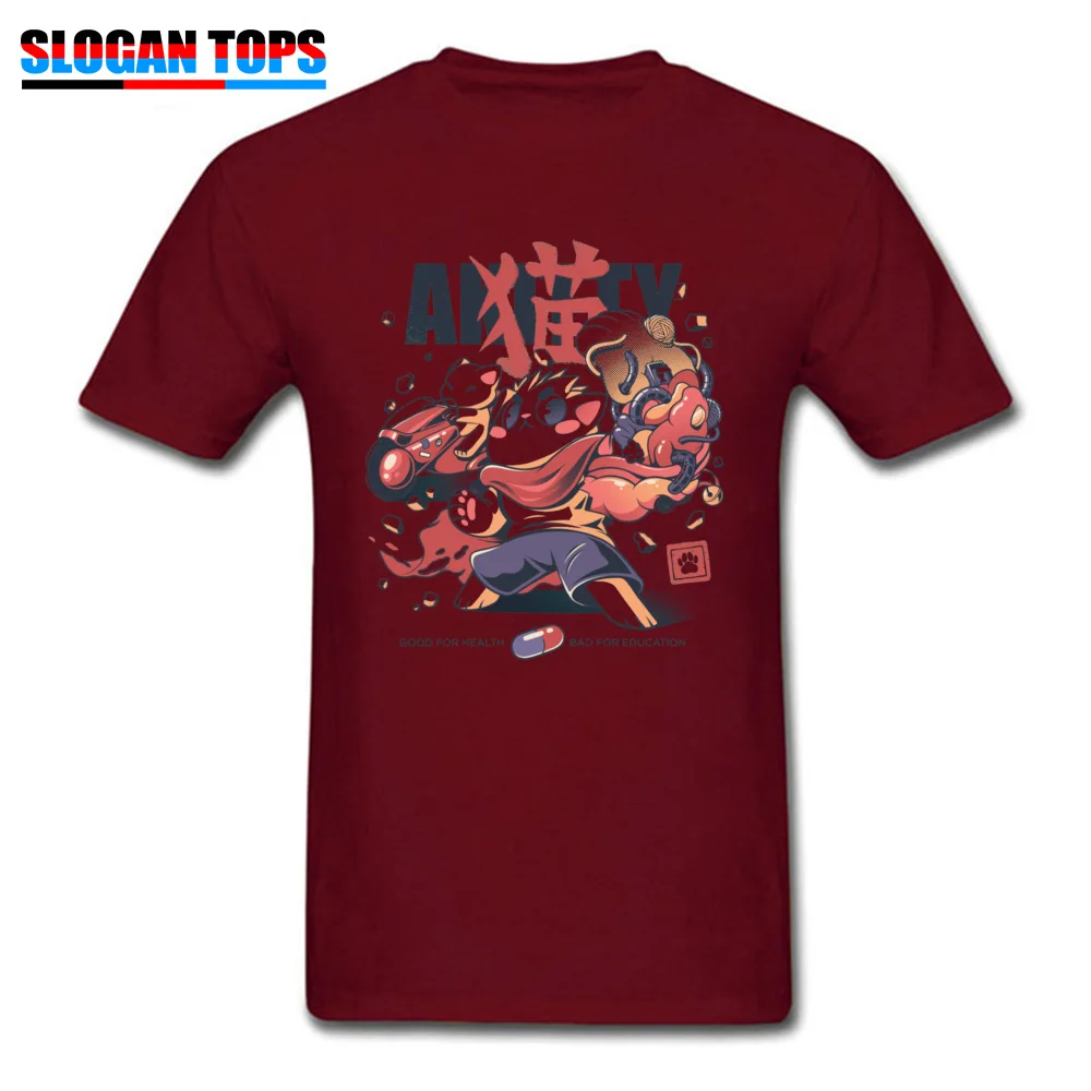 Downton A. Portraits 22736 100% Cotton Men Short Sleeve Tops Shirts Unique Labor Day T Shirt Discount Round Neck Tops T Shirt Downton A. Portraits 22736 maroon