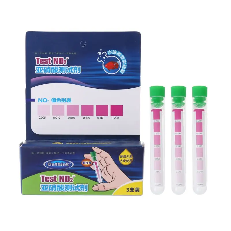 

PH NO2 NO3 Chlorine Water Quality Test Nitrite Test Solution Aquarium Fish Tank 2019 NEW