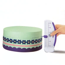 

Fondant cake decorative ruler 3D Splitter ruler wedding party cake decorating tools free shipping