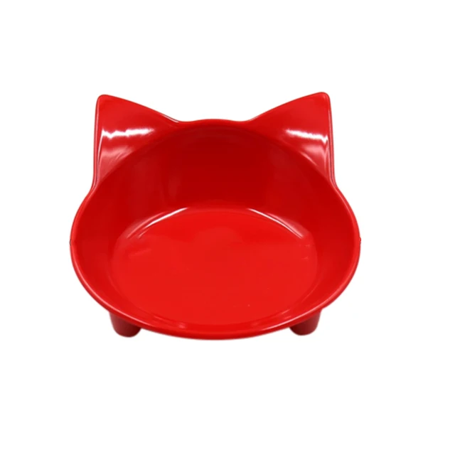 Cat Ears Bowl Pet Dog Bowls Puppy Cats Food Drink Water Feeder Pets Supplies Non slip Feeding