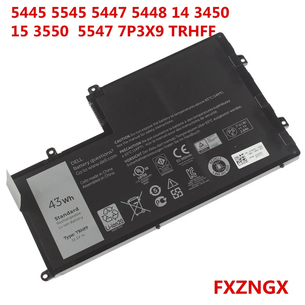 43WH Original New TRHFF 1V2F6 Battery For Dell Inspiron 14 15 5547 5447 