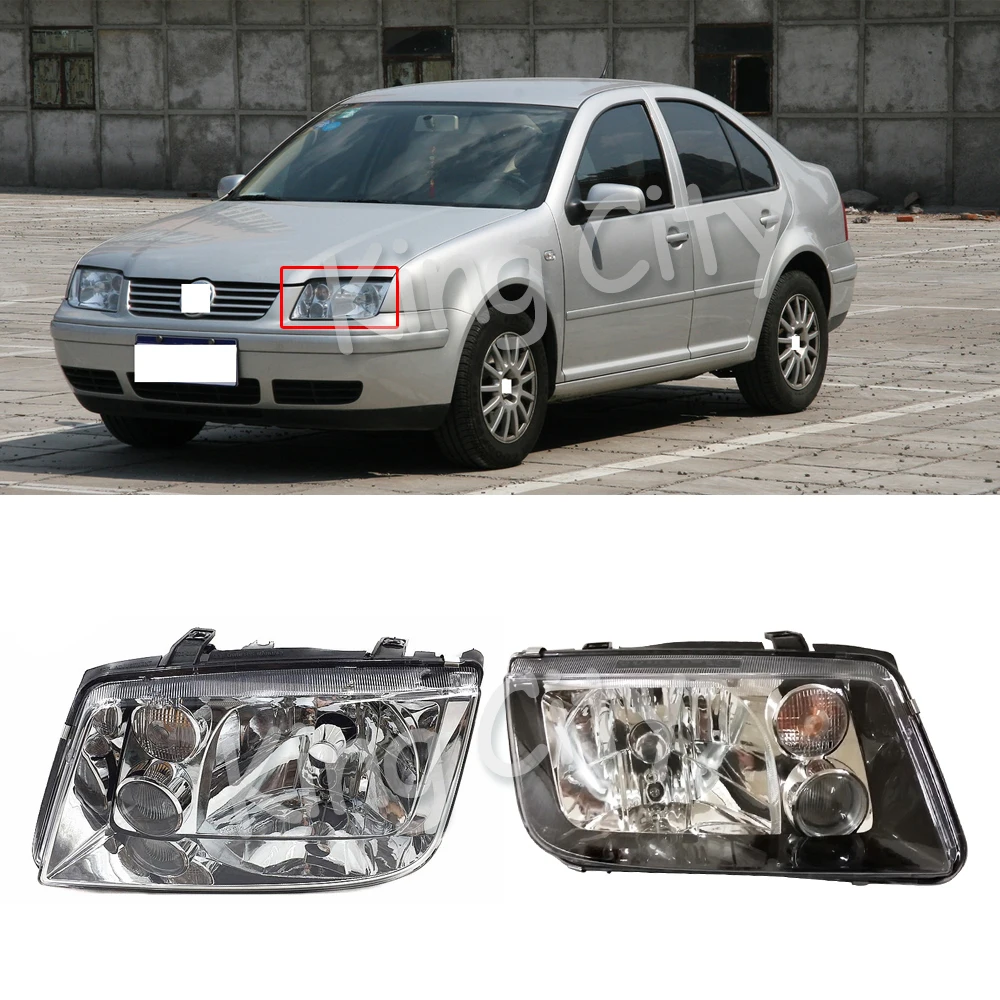 CAPQX для Volkswagen BORA 2002 2003 2004 2005 белая или черная передняя фара, головной светильник, лампа в сборе