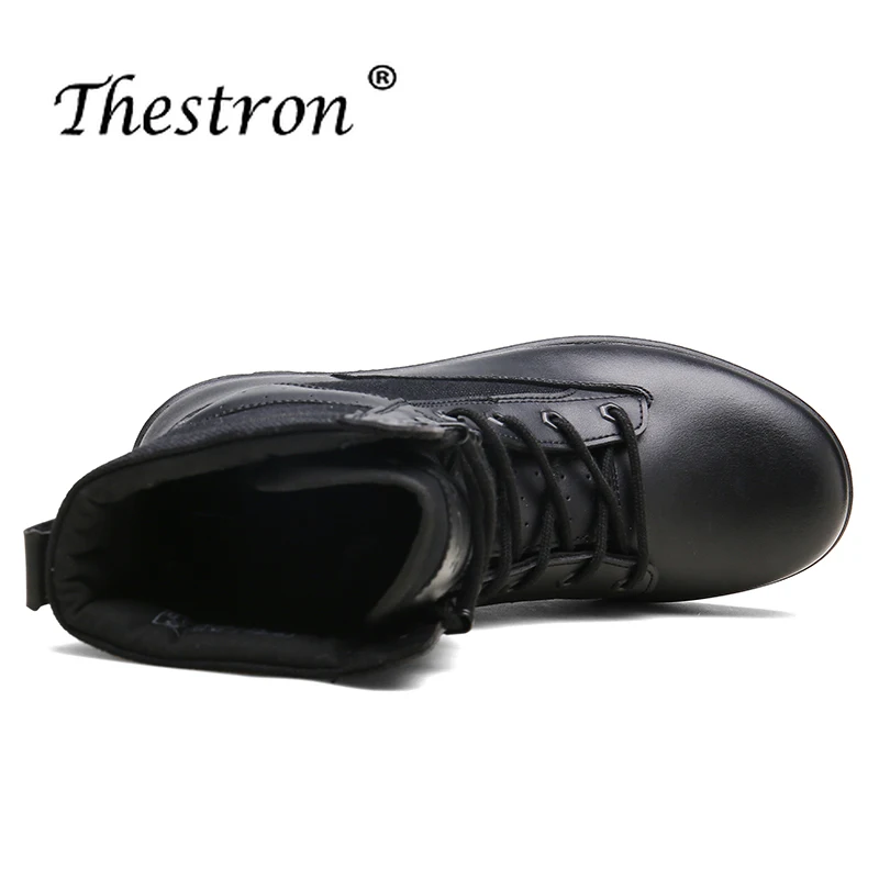 2019 New Luxury Desert Boots Men Outdoor Tactical Boots For Men Brand Designer Black Military Combat Boots Big Size Shoes Mens