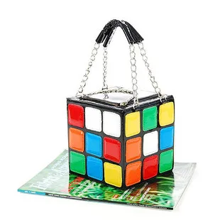New Design Girl Laies Fashion Cute Magic Color Fancy Cube Bag Handbag Purse Gift PU Top New Design Girl Laies Fashion Cute Magic Color Fancy Cube Bag Handbag Purse Gift PU Top