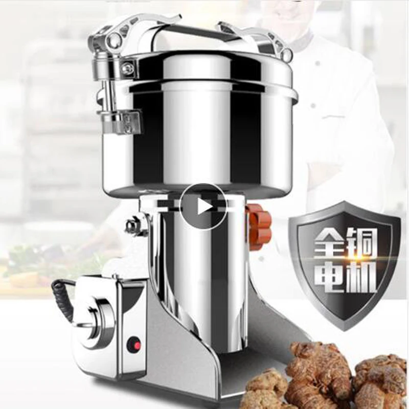 

Ultra-fine household small crusher grain cereal grinder commercial seasoning powder machine