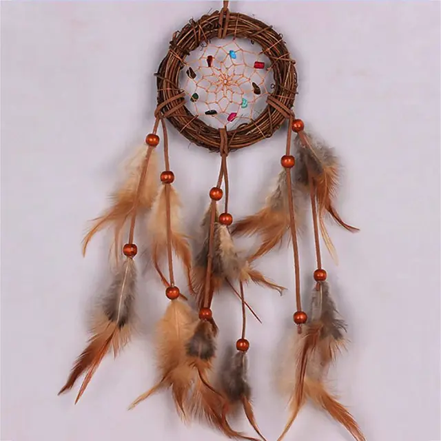 Traditional Dream Catcher Handmade Beaded Feathers Approx 40940 Simple How To Make Authentic Dream Catchers Traditional Dream Catcher Handmade Beaded Feathers Approx 40940 Simple How To Make Authentic Dream Catchers