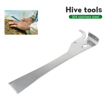 

Brand Surface Treatment Sanding Stainless Steel Beekeeping Tool Hive Tool Suitable for Honeycomb Honey Scraper Clean Beekeeping